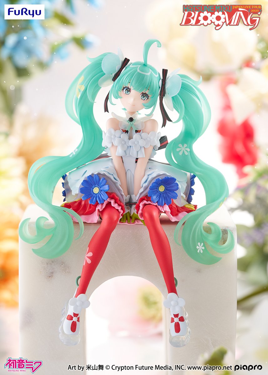FURYU_prize's tweet image. ＼#フリュープライズ速報／

「初音ミク JAPAN LIVE TOUR 2025 ～BLOOMING～」
ぬーストの最新画像を公開🌼

米山舞様（@yoneyamai）のメインビジュアルを元にした
華やかさ満開のミクは、26年6月頃より展開予定🎵
@FURYU_prizeフォローで続報を✅

#初音ミク #初音ミクJPツアー2025
#ぬースト