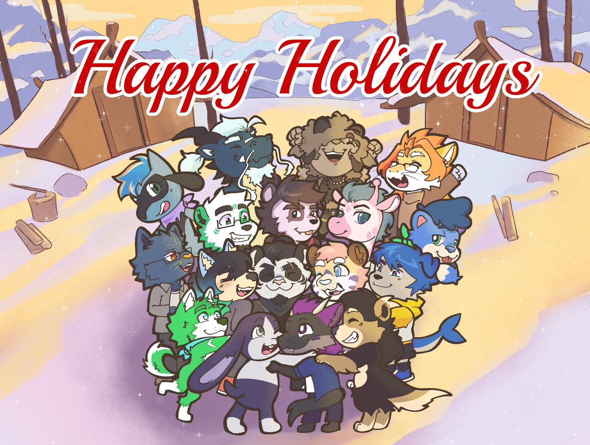 Happy Holidays from all of us at Barkada FurFest!
We hope everyone’s having an awesome holiday season. Huge thank you to everyone who came out and supported our very first year. 
We’re super excited to see you all again next year! 

Huge thanks to <a href="/AstigmataStudio/">Astigmata Studios</a> for this piece!