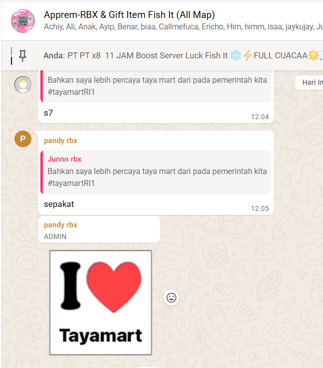 Taya_market's tweet photo. Open ptpt x8 15 jam malam ini 
# testimoni narik secret (cek gambar) 😋
💵 17ribu
🎁Buanyak hadiahnya 
⌛️Start : 19.00 malem ini 

FULL CUACA &amp; Ada jasa AFK juga (murce bngt) 🫨🤑
Juga sediah rbx, apprem, gamepass, gift &amp; semuanya

#zonauang https://t.co/hyPZ8A90yx