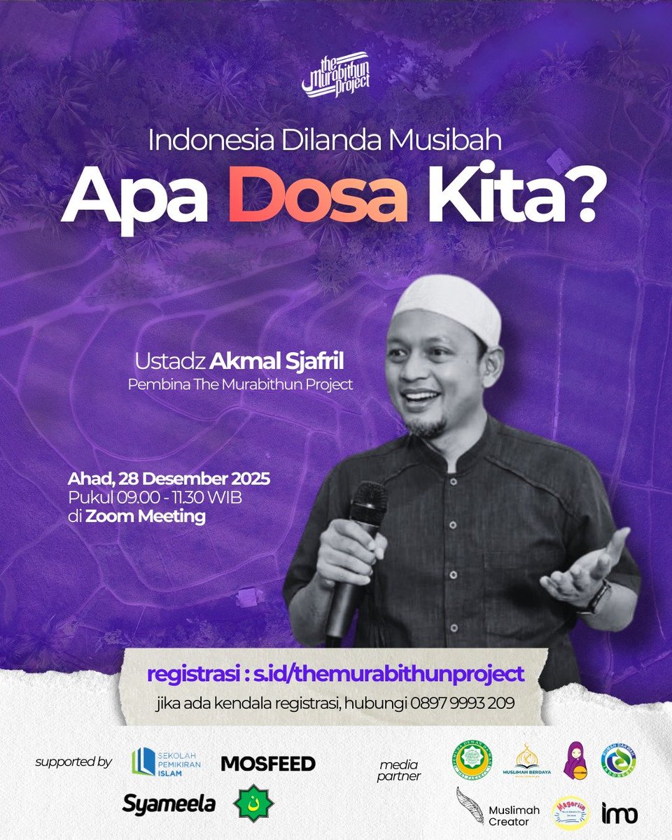 pedulijilbab's tweet photo. #IndonesiaDilandaMusibah
#ApaDosaKita
#MuhasabahNasional
#TheMurabithunProject
#KajianOnline
                 https://t.co/R7UOLIhOhC https://t.co/tAk36nSRkJ