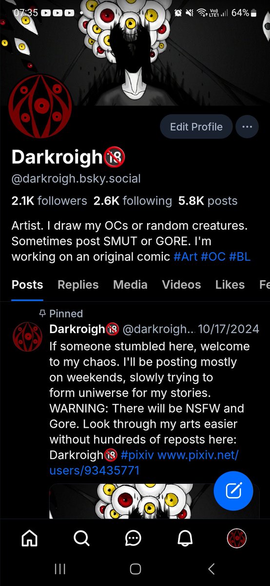 Darkroigh6's tweet photo. I'm pretty much fully leaving to bluesky. I will not be interracting here. If you somehow find this account. I'm on the other site. https://t.co/b2KLN7wElJ