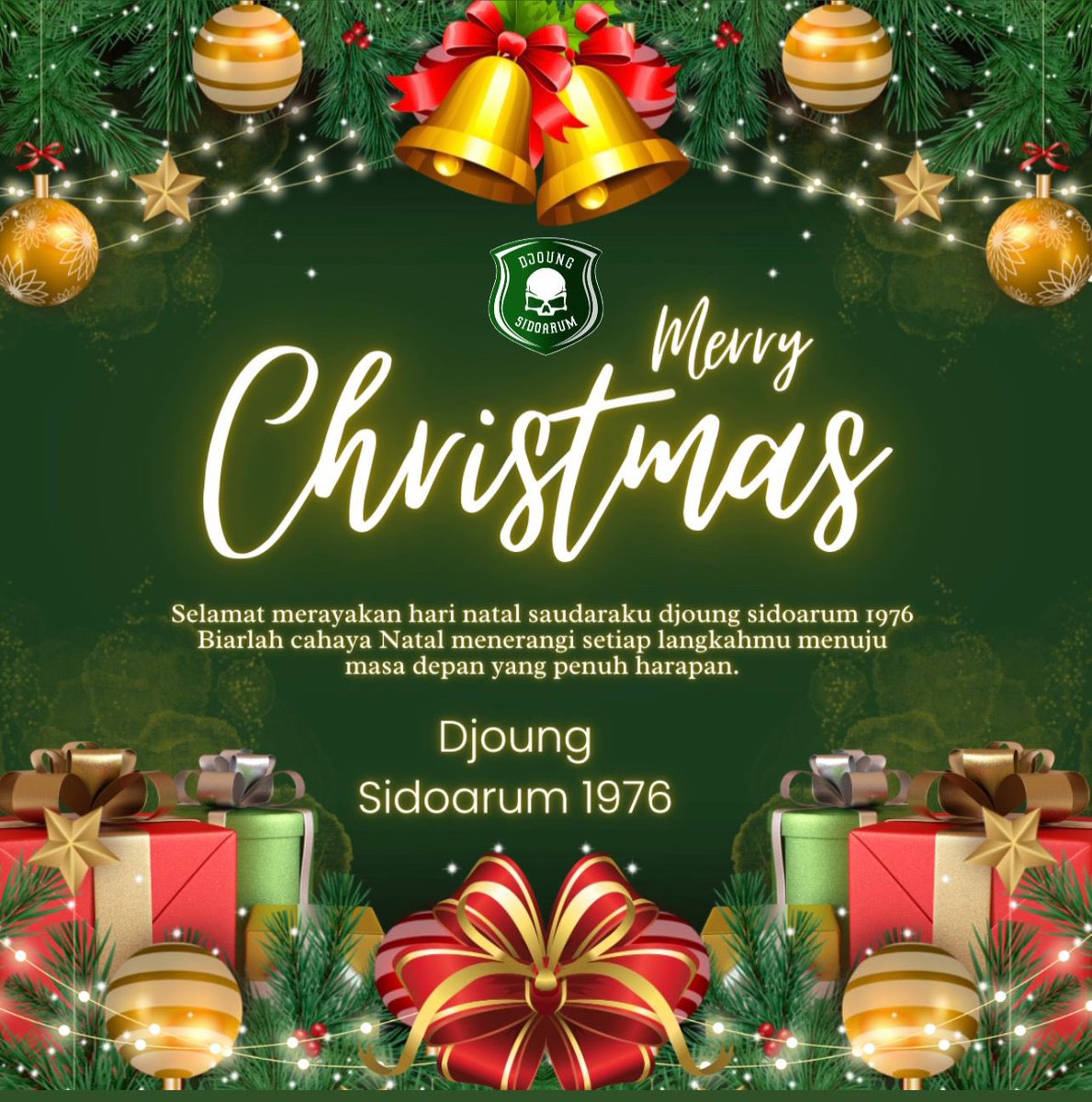 Selamat Natal. Semoga damai &amp; sukacita nya menyertai kita semua🎄✨