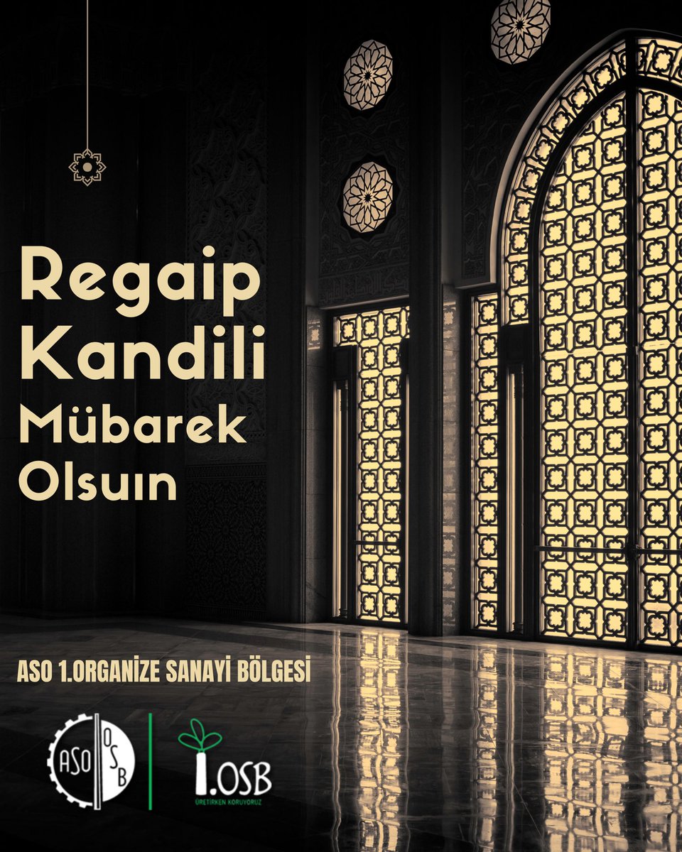 Regaip Kandili’nin; birlik, beraberlik ve dayanışma duygularımızı güçlendirmesini, ülkemize ve tüm insanlığa sağlık, huzur ve bereket getirmesini temenni ederiz. Kandiliniz mübarek olsun. #RegaibKandili