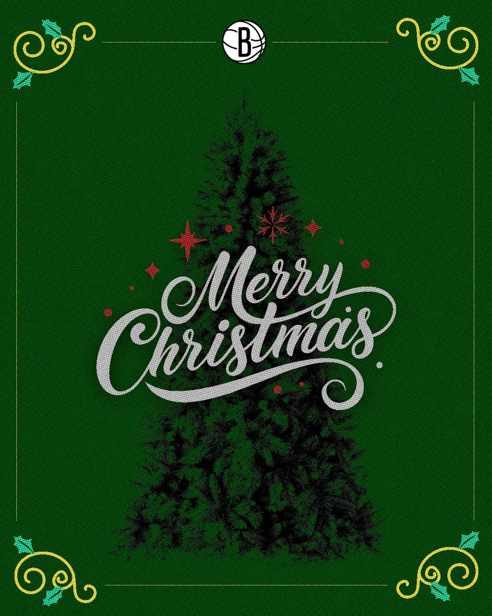 BrooklynNets's tweet image. Merry Christmas to you and yours, #NetsWorld 🎄
