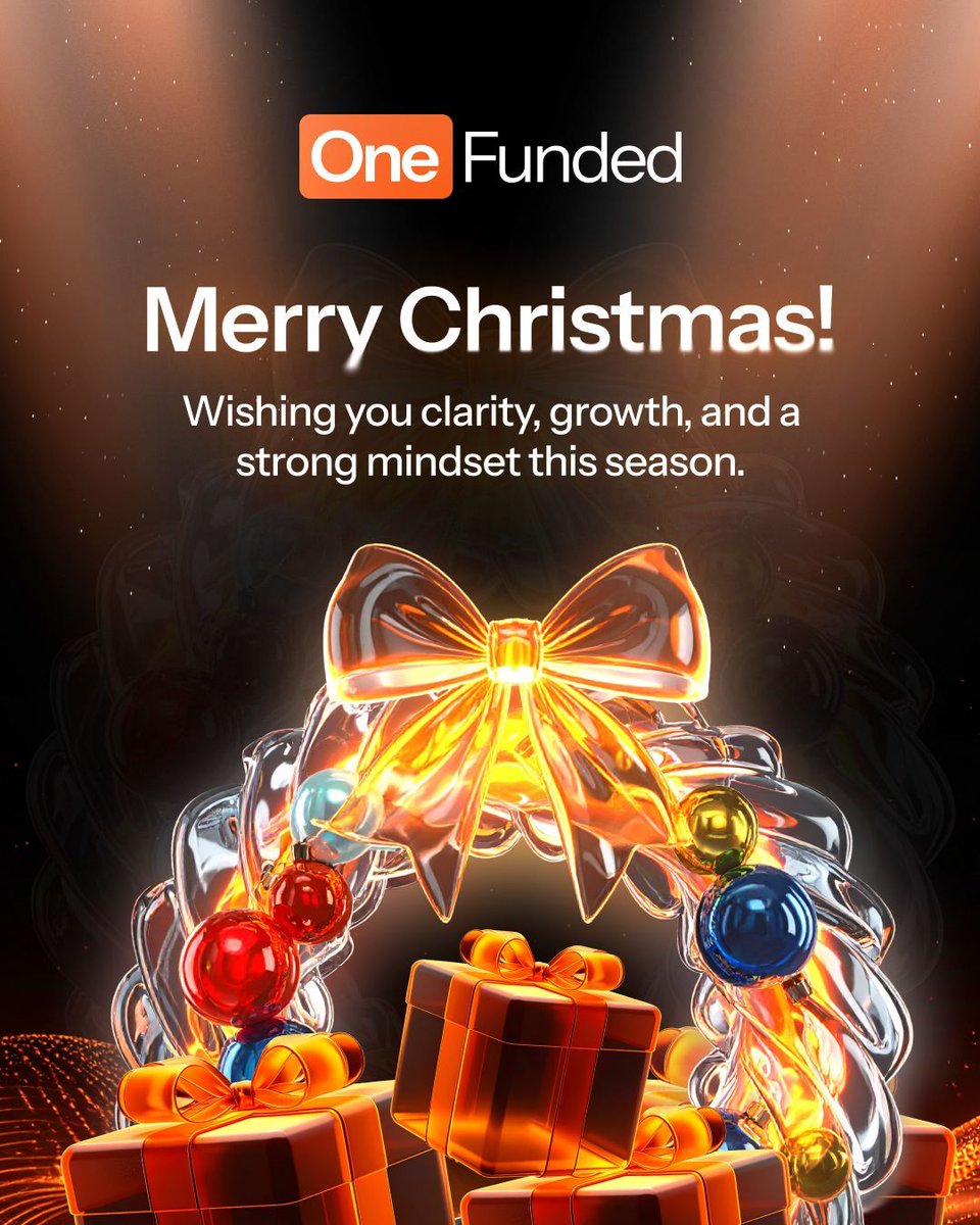 Merry Christmas, traders 🎄

Wishing you rest, balance, and a strong mindset for the year ahead. 
We hope this season brings you the most profitable trades ever!

Thank you for being part of our journey 🧡