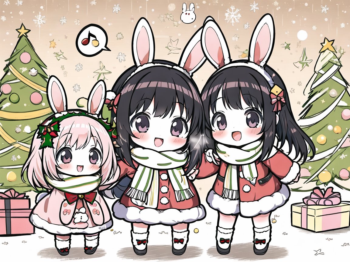 クリスマス☆盛り沢山♪黒うさぎちゃん メリークリスマス🎄🎁 - YouTube