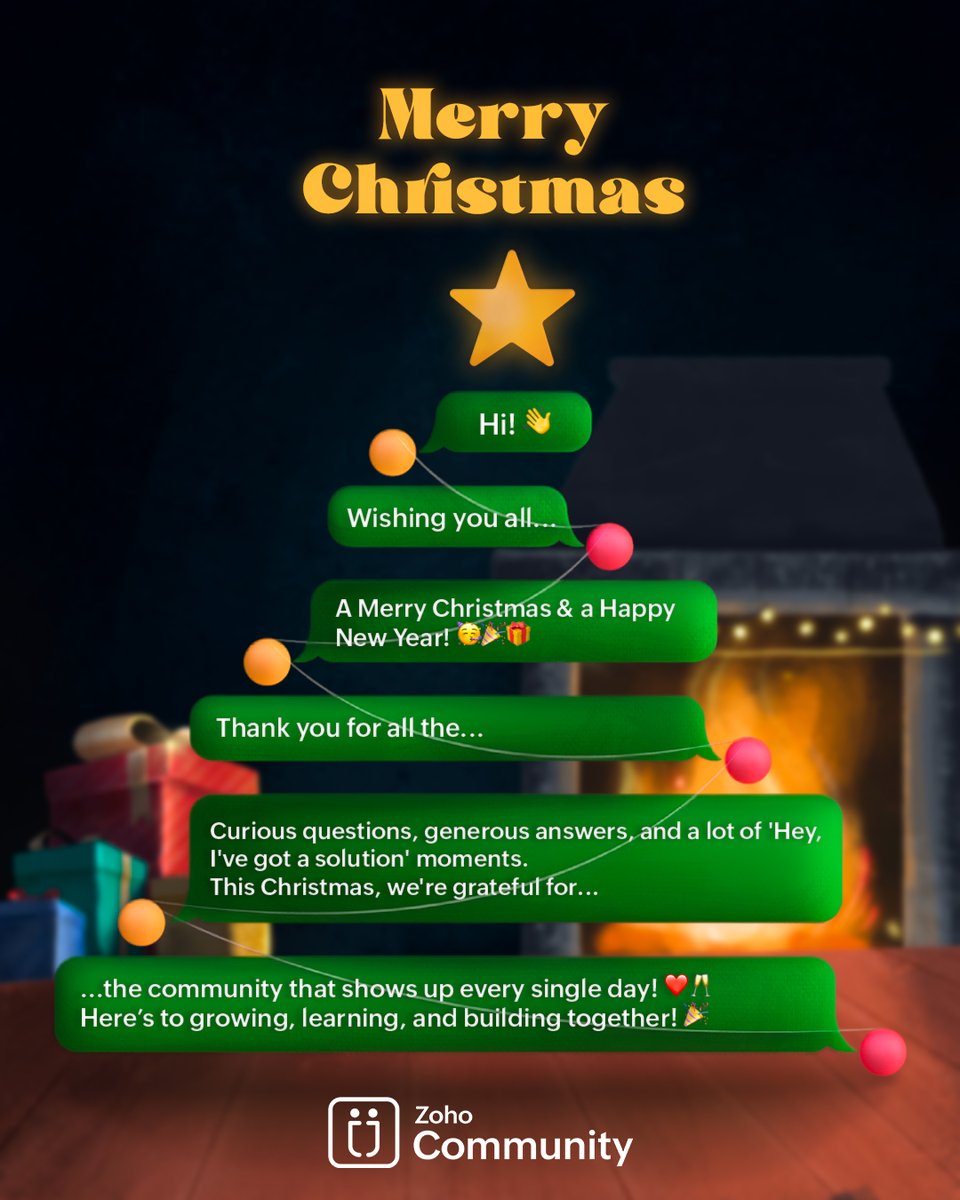 Zoho Community tweet media