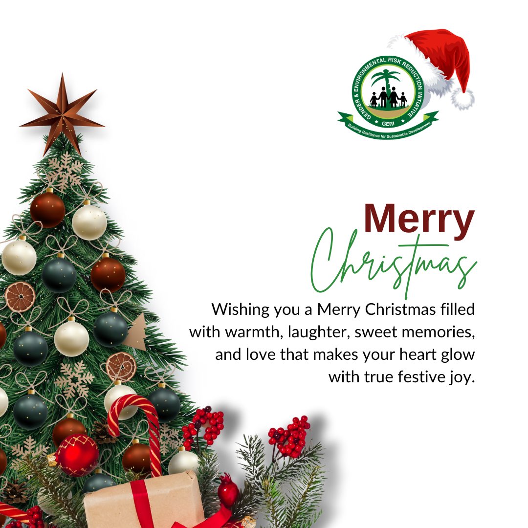 Sending warm Christmas🎄✨ 🎁 wishes your way.

#MerryChristmas2025
#GERI
