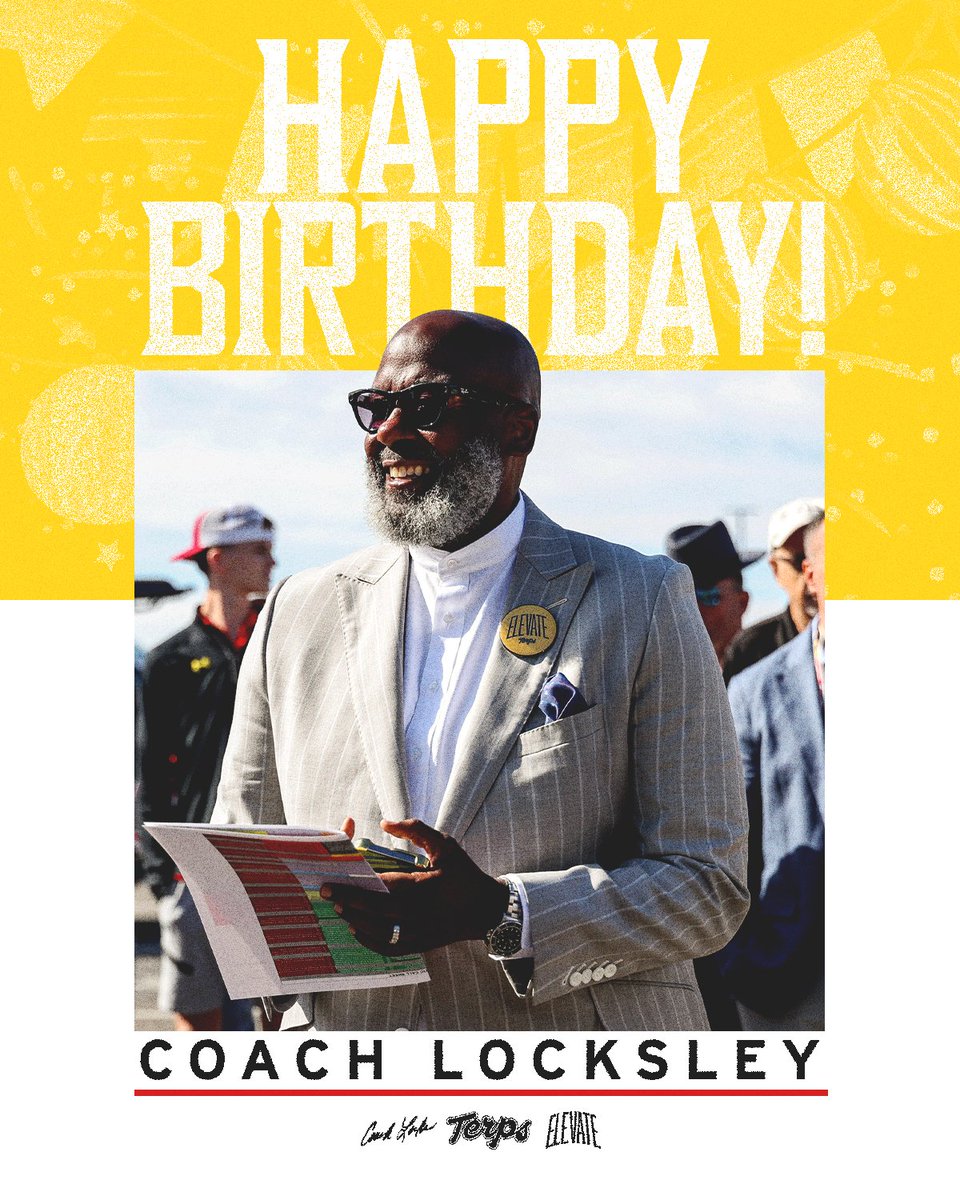 TerpsFootball's tweet image. Happy Birthday @CoachLocks! 🥳🎂