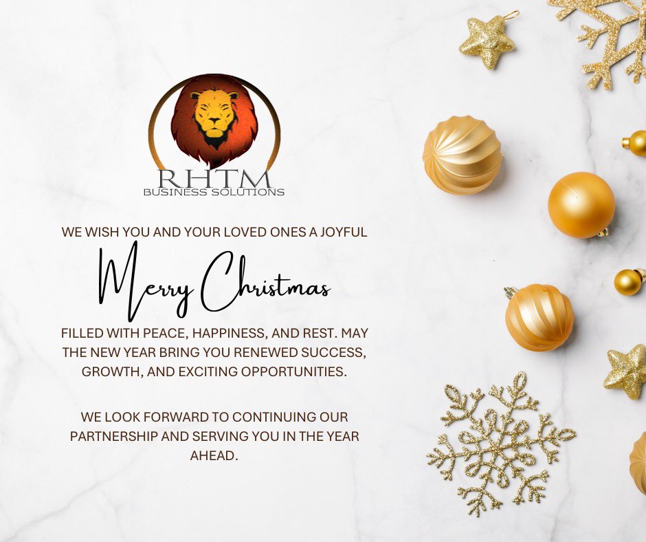 Rhtmbs's tweet image. A message from all of us at RHTM Business Solutions. #MerryChristmas