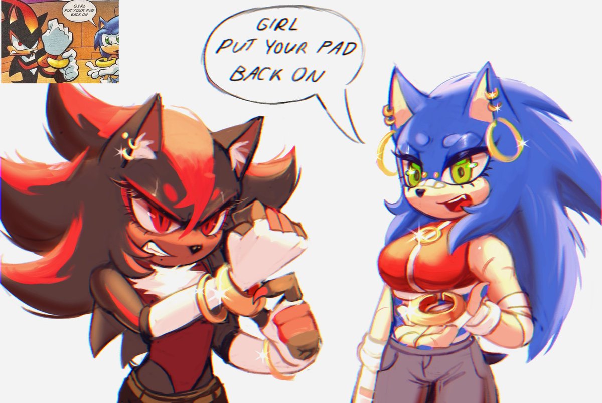 SaintForan's tweet image. girl put ur pad back on