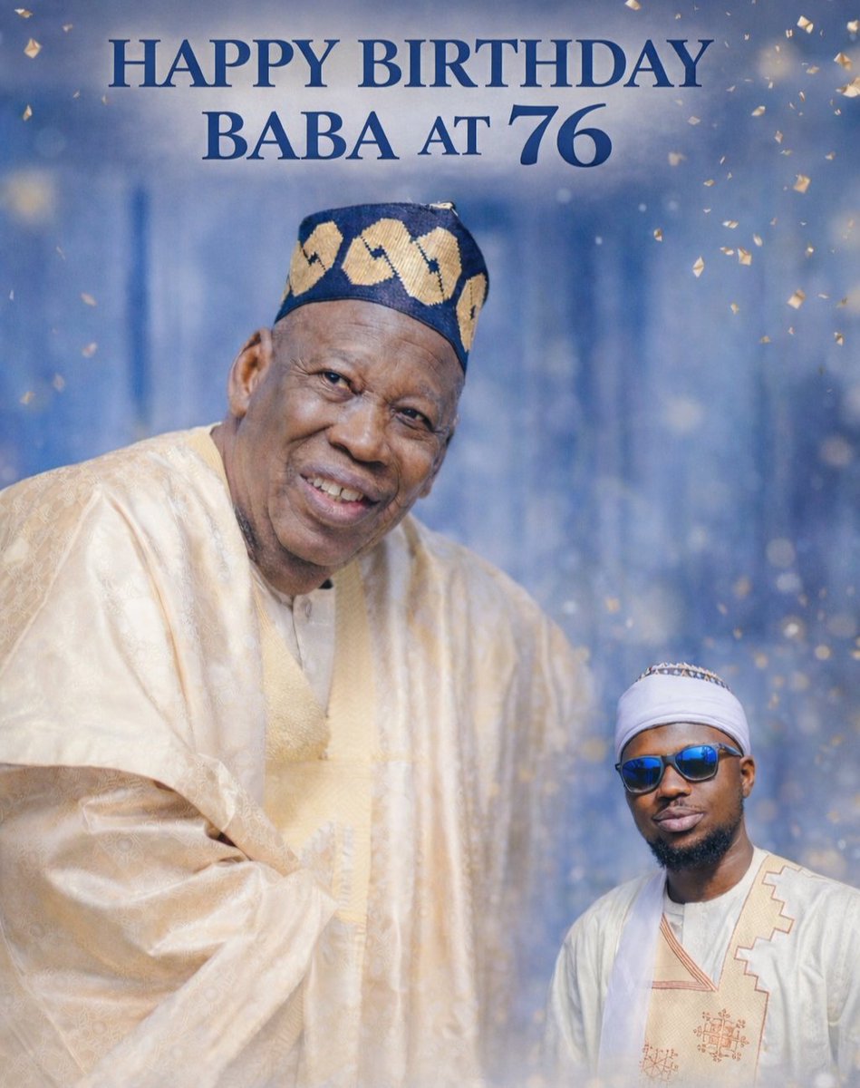 Dawakiii's tweet image. Happy birthday to my leader, my mentor, and a statesman of rare capacity @GovUmarGandujee

Today, I celebrate a man whose political wisdom, loyalty, and fatherly guidance have shaped us in the struggle for progress.

May Allah continue to bless your life with good health, Baba.