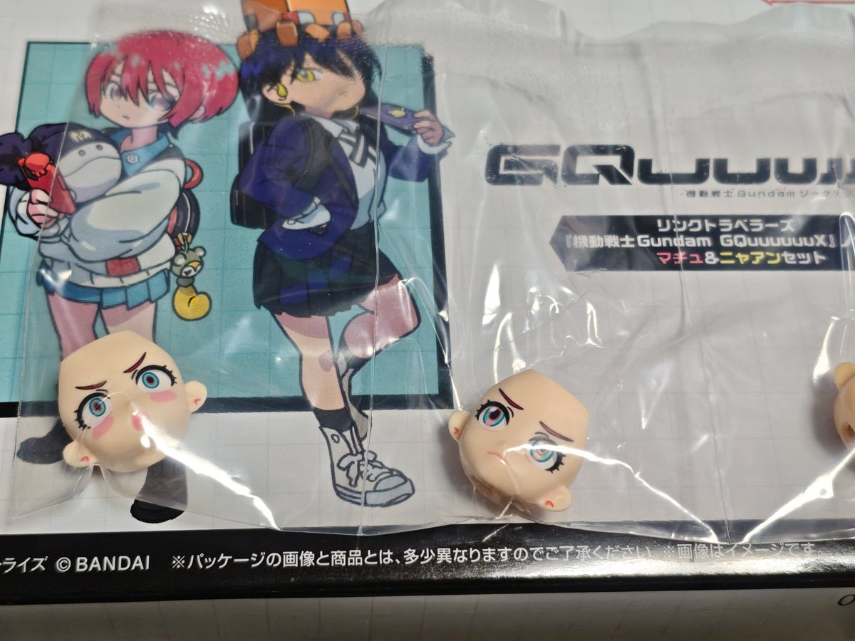 プレバンからリンクトラベラーズのマチュとニャアンやっと届いた。思っ 