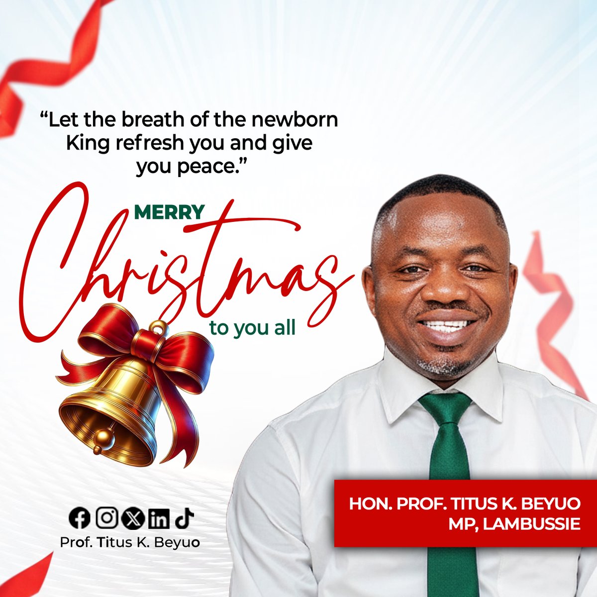 Prof. Titus K. Beyuo tweet media