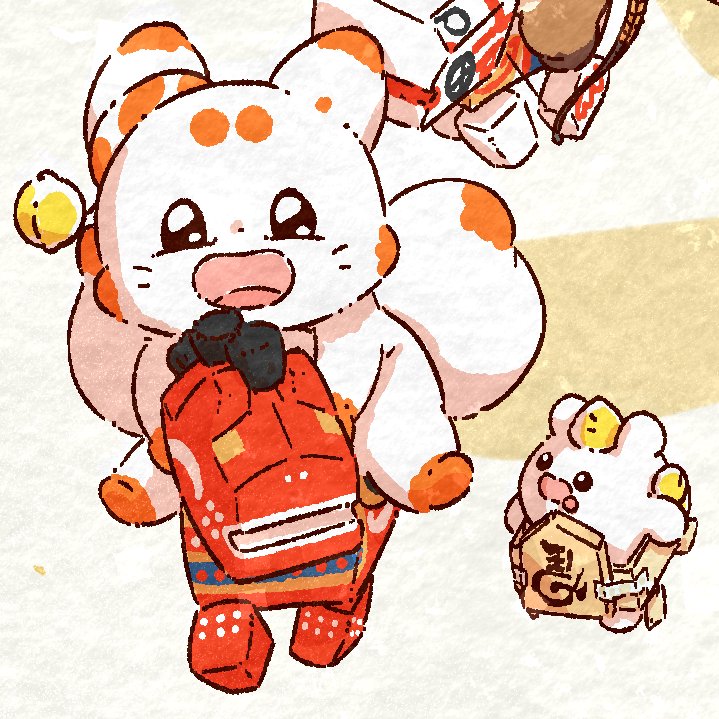 二尾の小狐 てんこ 2個セット 二尾の小狐てnこ めじるしアクセサリー | ナムコパークス オンライン