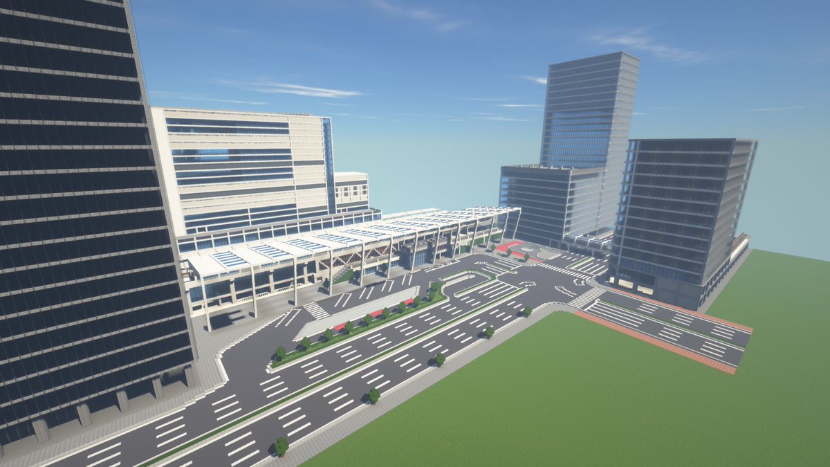 エペ鯖落ちしてて暇だったからビル生やしてた
#マイクラ建築