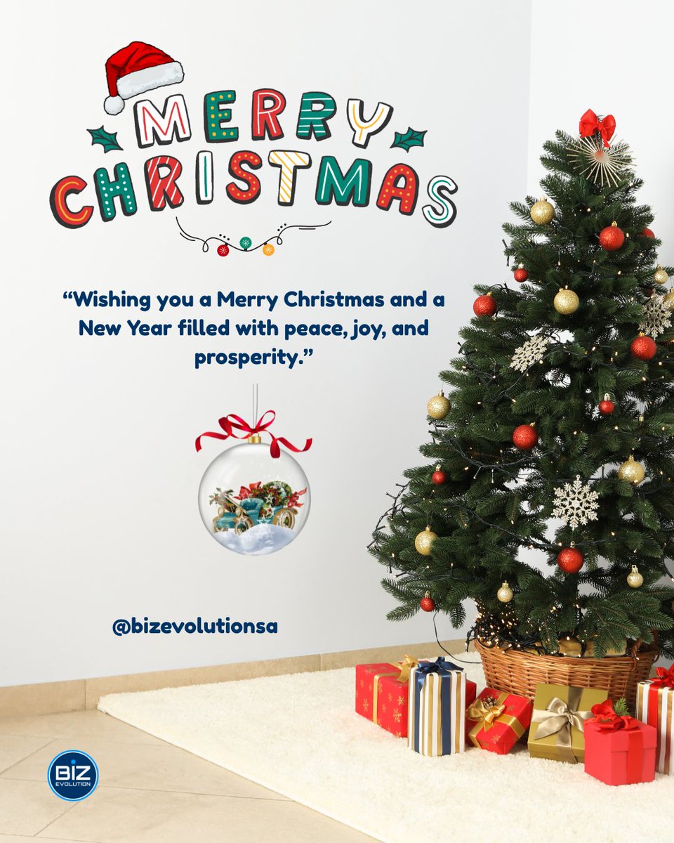 Merry Christmas! 🎄✨
Thank you for being part of the Biz Evolution journey.
Wishing you peace, joy, and success this festive season and beyond.

#MerryChristmas  #BizEvolution #MerryChristmas2025  #FestiveSeason  #oldschool  #MerryXmas  #kasiflavour