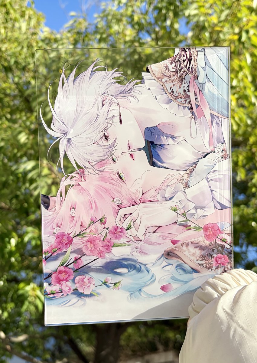 花秘める君のメテオール アクリルプリントパネル 特典付き 🤍#花メテ 新グッズ紹介🤍 美しすぎる5巻書影イラストが なんと