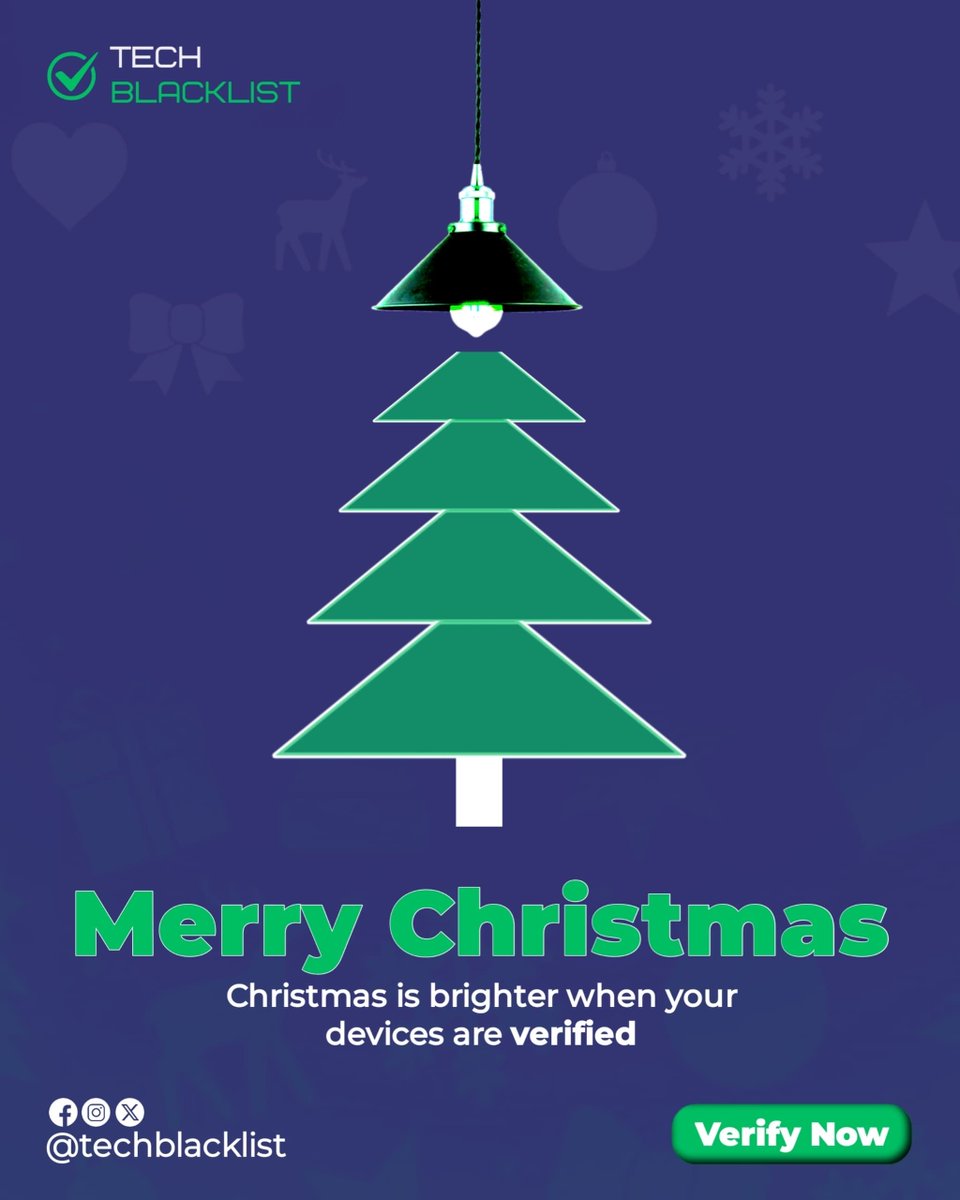 Techblacklist's tweet image. Merry Christmas from Tech Blacklist 🎄
Wishing you a calm, safe, and well deserved break this season 💙
Thank you for trusting us and being part of the journey this year.
As the new year approaches, we’ll continue making thoughtful improvements to serve you better.