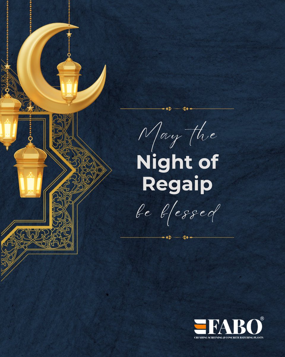 Regaip Kandili’nin, hayırlı başlangıçlara vesile olmasını temenni ediyoruz.
Tüm İslam aleminin kandili mübarek olsun.

_

We wish that the Night of Regaip may be a means for auspicious beginnings.
May this holy night be blessed for the entire Islamic world.

#FABOGlobal