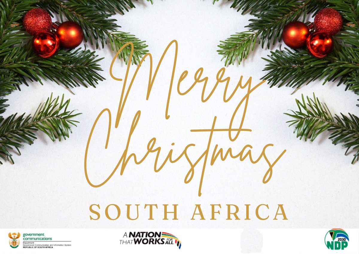 Merry Christmas, South Africa! 🎄🎁🇿🇦✨ #GovZAUpdates