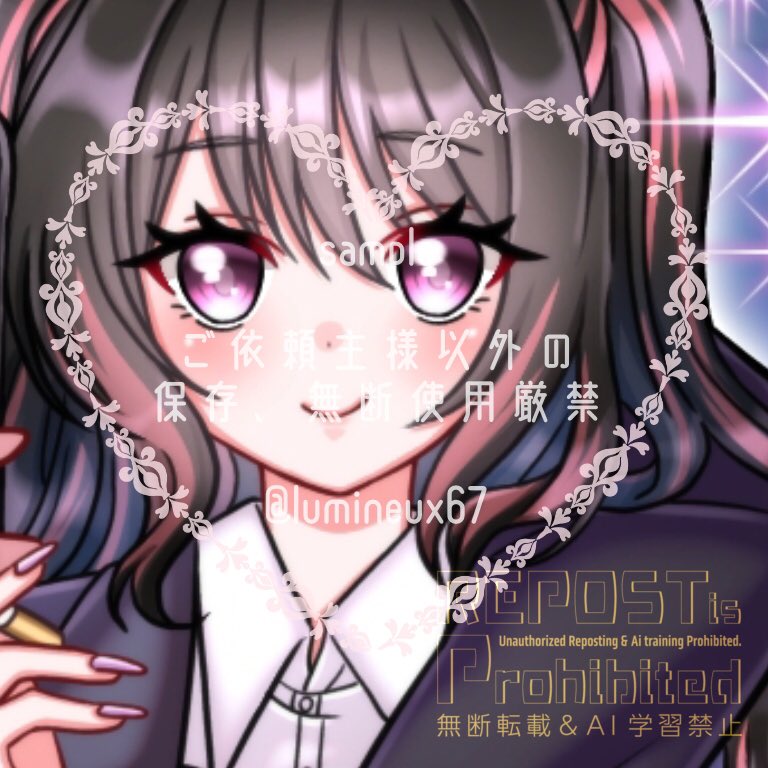 user_c7d7d101様　オーダーご依頼ありがとうございます。 Commission ご依頼で描かせて頂きました！ ありがとうございました🎀