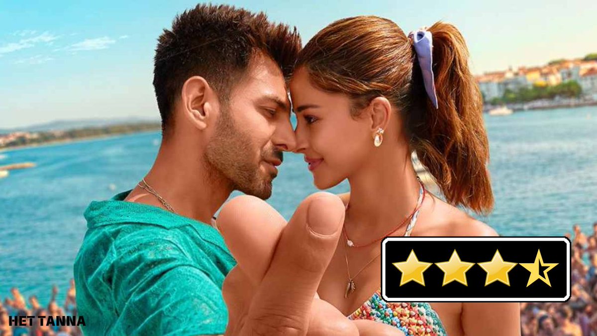 HetTannaHere's tweet photo. Rating: ⭐️⭐️⭐️½
#TuMeriMainTeraMainTeraTuMeri is an ENTERTAINING ROM-COM. Boasts an entertaining first half and an emotional second half. #KartikAaryan and #AnanyaPanday share a brilliant banter with each other, carrying the film with their familiar beats. 

The screenplay is enjoyable which entertains you most of the time. #SameerVidwans stamps all across the family-emotional scenes.

The film offers sincerity; the writing of the film boasts an entertaining watch for everyone. This one is indeed an entertaining feel-good rom com which has all the flavors – comedy, drama, emotions, romance, etc.

#KartikAaryan delivers a really cool performance, #AnanyaPanday is very effective on screen, #JackieShroff is amazing.

The scenes shot in Croatia are superb. The title track is so good to hear and peppy. A typical Dharma Productions film.

The cinematography is neat and catchy, the background score is enjoyable, #VishalShekhar are good with the music.

A good rom com watch for you this Christmas. Very well blended with old school romance.

@TheAaryanKartik @ananyapandayy #KaranJohar @adarpoonawalla @apoorvamehta18 @shareenmantri
@kishorarora19 @bhumika_tewari @bindasbhidu
@Neenagupta001 @sameervidwans @karandontsharma @VishalDadlani @ShekharRavjiani
@namahpictures @saregamaglobal @DharmaMovies