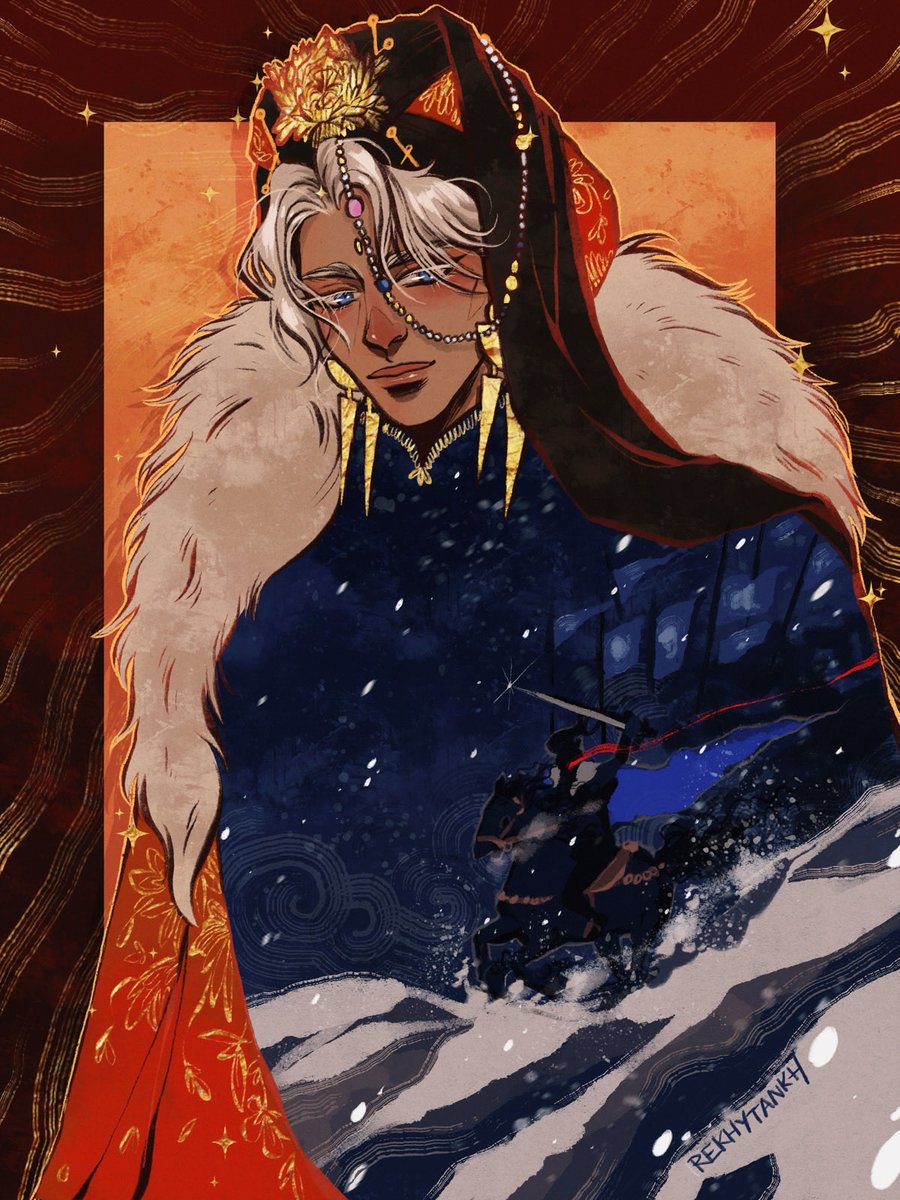 equalityaxiom's tweet photo. Can’t hold back in drawing my sweet baby #shuraka 😭♥️ Again and again falling in love with everything that you do, dear and loved @busy_bwthell , THANK YOU! 

#blossomsofthewhitenight
#백야의꽃길 #shurakaloram https://t.co/8g0OKzZ9nn