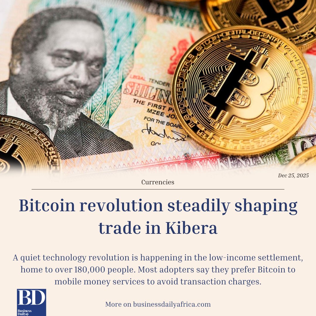 Bitcoin revolution steadily shaping trade in Kibera More on:  https://t.co/rc98Yxb5ui