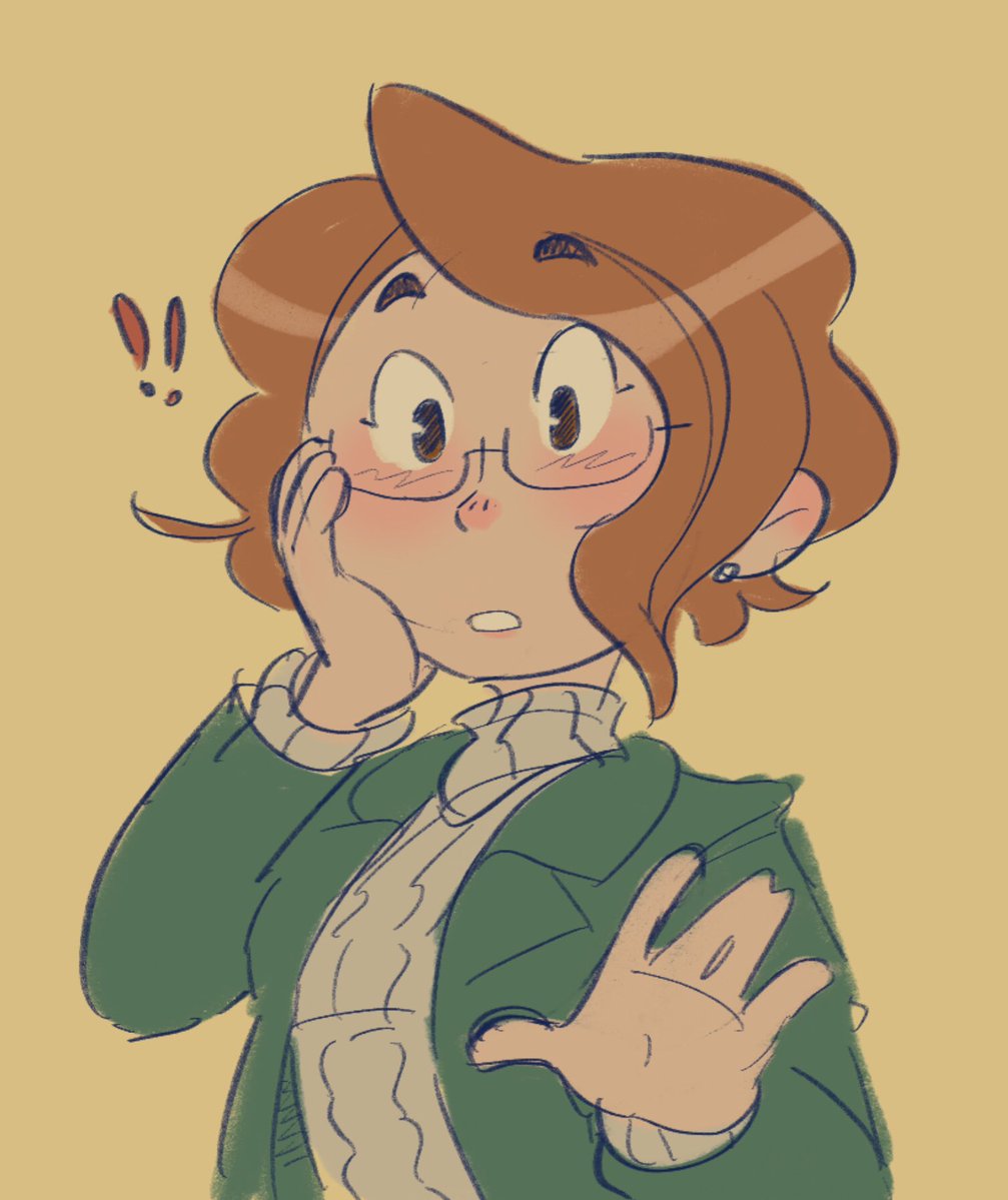luckyarcades's tweet image. been really into claire with short hair lately,,
