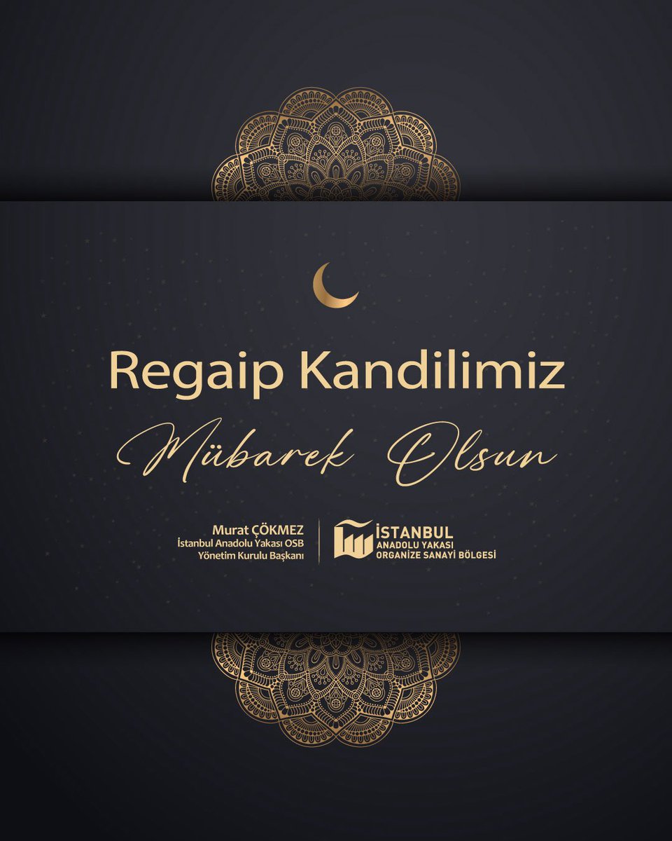 Rahmet, bereket ve fazilet gecesi Mübarek Regaib Kandilimizi kutlar, tüm İslam Alemine huzur ve mutluluk getirmesini dileriz. 

#iayosb #regaibkandili