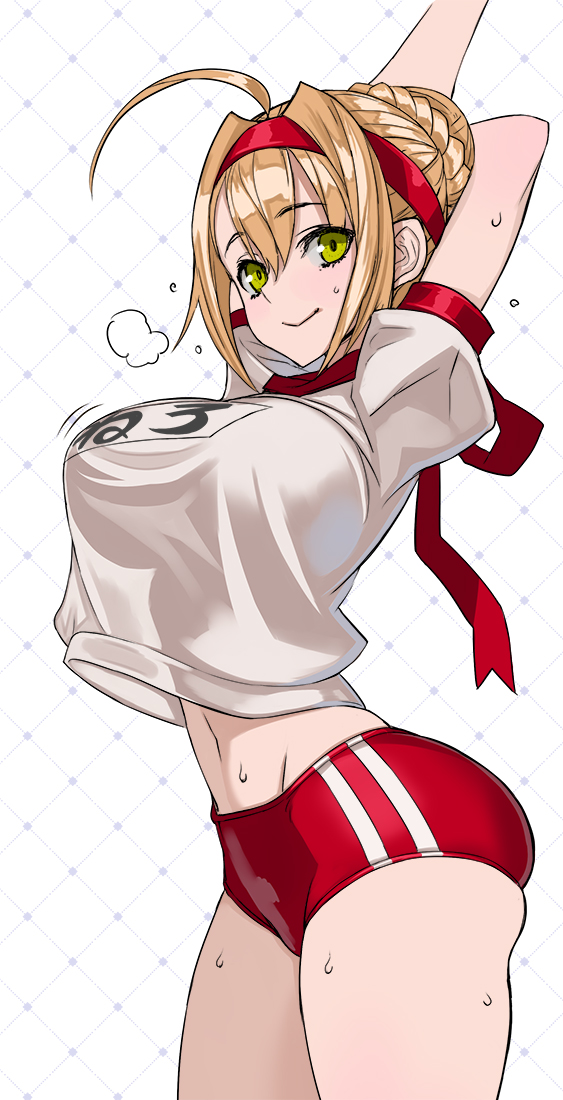 ネロ・クラウディウス(Fate) ,赤セイバー 「ネロちゃまの小さなボディに色々詰め込んだ感って女らんまの雰囲気があって好き。」|RAITA 冬コミ新刊委託中のイラスト