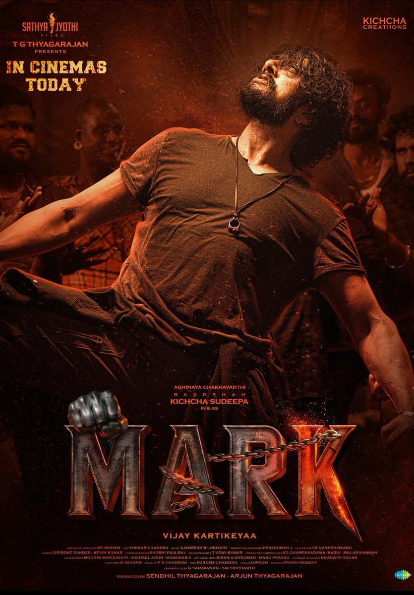 Nikhilronar's tweet image. #MarkTheFilm releases today excellent reports all over India biggest first day collection loading for #KichchaSudeep book your tickets now 
#Mark