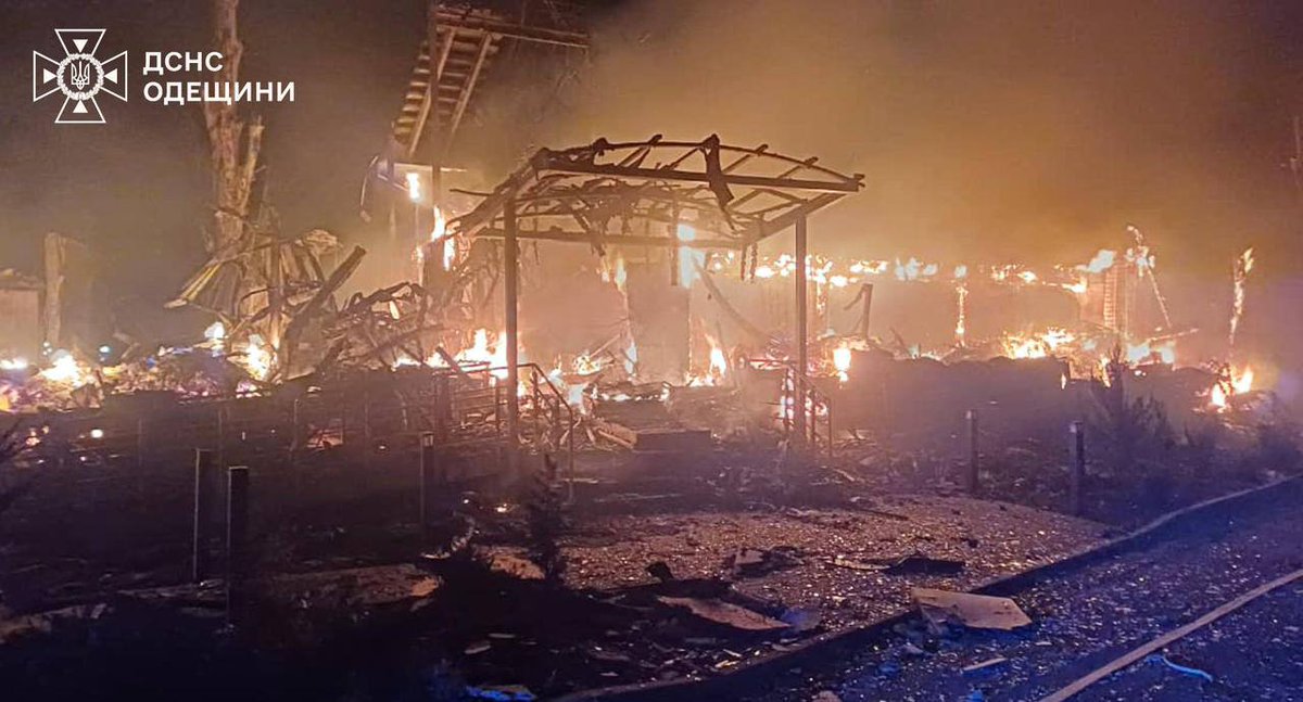Christmas Day in Ukraine:
russia bombs Odesa’s port and industrial sites.
A civilian is killed. Again. 
That’s all you need to know.