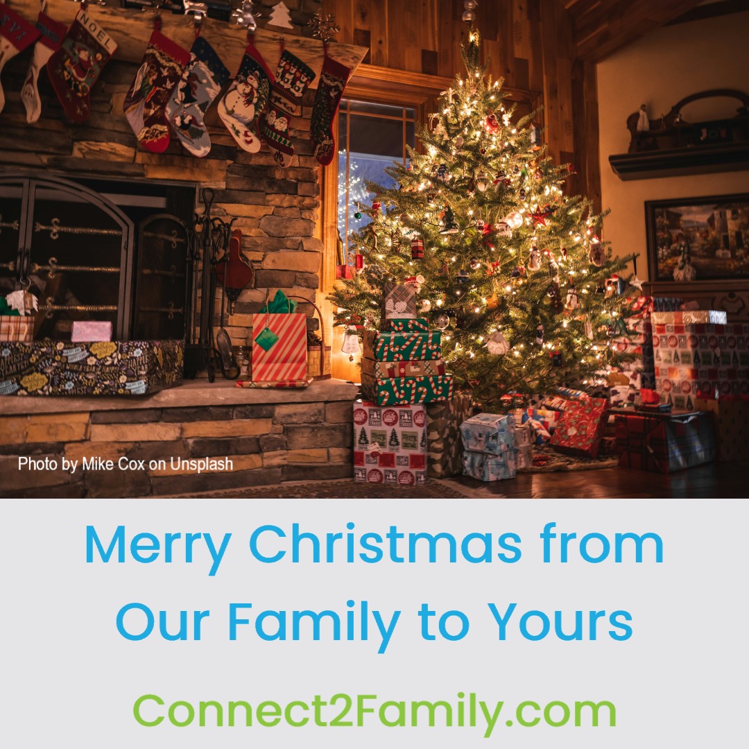_Connect2Family's tweet image. Merry Christmas from Connect2Family.  We hope that you have been able to interact more with your family during this holiday season and strengthen the bonds in your family.  Have a wonderful holiday.
c2f.tiny.us/2p933wf6 #Holiday #FamilyHistory #Traditions #Christmas