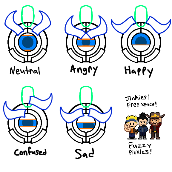 TerminalSickAo3's tweet photo. Btw, I updated both The Advisor and the profile for C-80 herself to show more lore about her and her work with Anubis.

Bonus - Concept Art of how C-80 emotes! Not too satisfied with her head shape rn. Her design isn't as set in stone as Karrick's is.
#Overwatch2 #OC #OverwatchOC https://t.co/5QKXZMYFFA