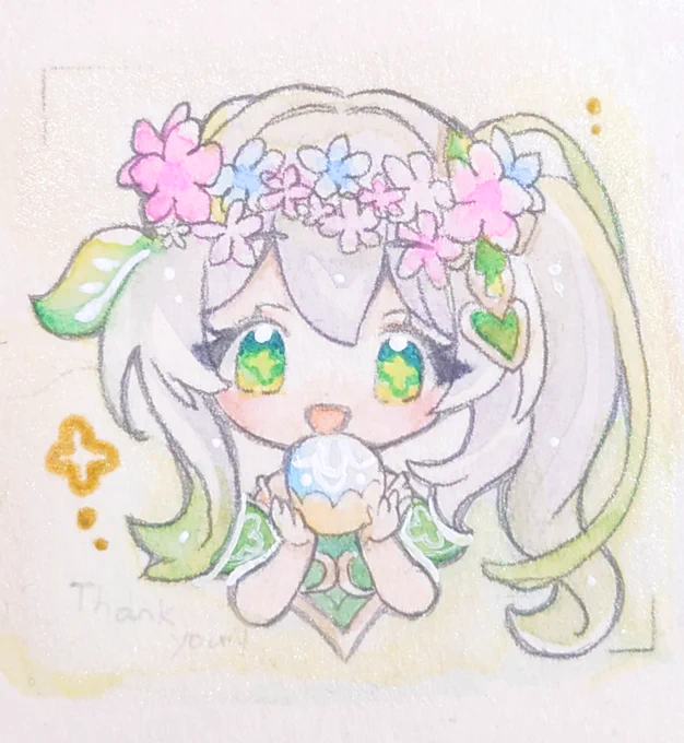 みてみてー!持っていく水彩画たち。可愛くできた
