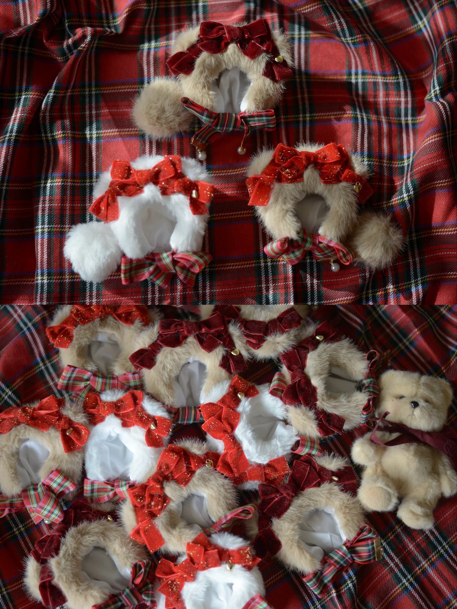 クリスマスプレゼントキャンペーン🎄*⋆

写真の中のぬい服(10-12cmにじぱぺサイズ)を1点5名のフォロワーにプレゼントします(՞꜆ .ˬ.՞)꜆🎁⋆*
RPで参加 ~12/22まで✦.°
引用で欲しいこ教えてもらえたら嬉しい！いつもRP♥見てくれてありがとうございますೀ