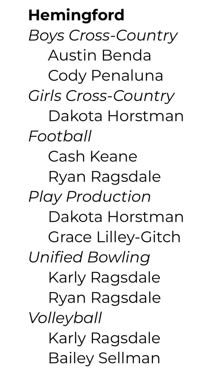 Hemingford Football tweet media
