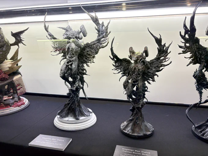 大丸東京でやってるデスストランディングの展示見てきました!Enteiさん のカボッチャー見たかったやつ!!他にもすごい展示物ばかりでした。#デススト