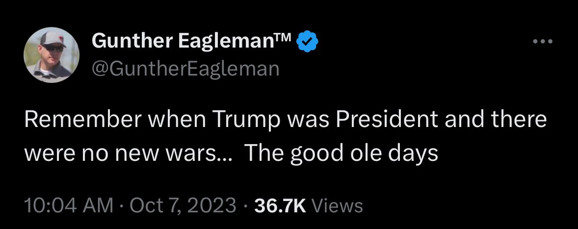 None of these slobbering imbeciles have any real convictions. This isn’t revelatory, but it bears repeating.