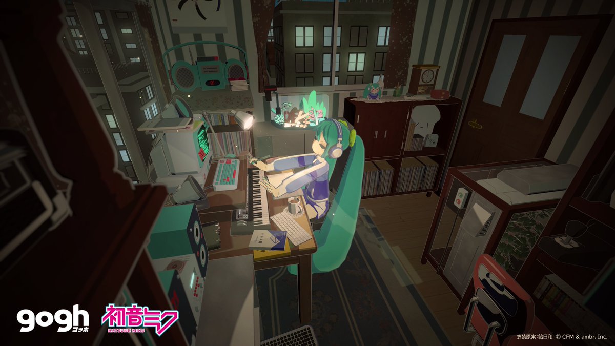 [gogh × Hatsune Miku DLC — Pre-Release 🎉]

To celebrate tomorrow’s launch of
 “STUDY WITH MIKU – Avatar &amp; Room DLC,”
we’re sharing a 4K wallpaper! ✨
Download here ➡️ drive.google.com/file/d/1CO3W6v…
Note: Visuals may differ slightly from the game.

#goghOnSteam
