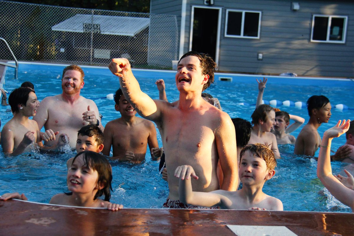 rangerlake's tweet image. Games in the pool get intense at times!

#rlbc