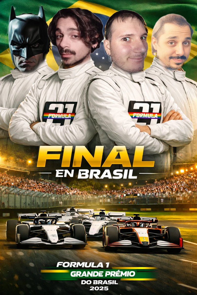 SE VIENE LA GRAN FINAL!!!!!

DESPUES DE UNA TEMPORADA MUY PELEADA LLEGAMOS A BRASIL CON 4 CANDIDATOS AL TITULO DE LA F21.

<a href="/PichichoTripero/">Pichicho Tripero⭐⭐⭐</a> PUNTERO DEL CAMPEONATO.

<a href="/Luxe912/">Luxe</a> Y <a href="/LuizRosset_/">Luisito el pro abortito</a> EMPATADOS EN PUNTOS ATRAS DE PICHICHO

<a href="/Baler912/">el mono me cambió la vida</a> EL ÚLTIMO ASPIRANTE BUSCANDO EL MILAGRO.