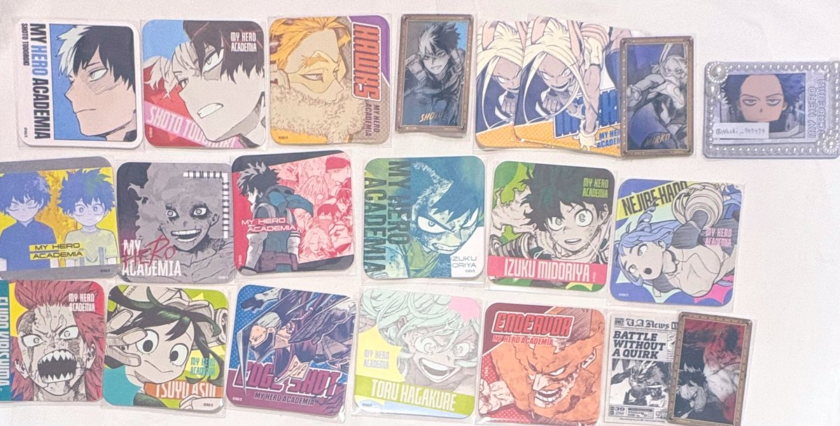 譲渡・交換】僕のヒーローアカデミア ヒロアカ 原画展 箔押しクリア