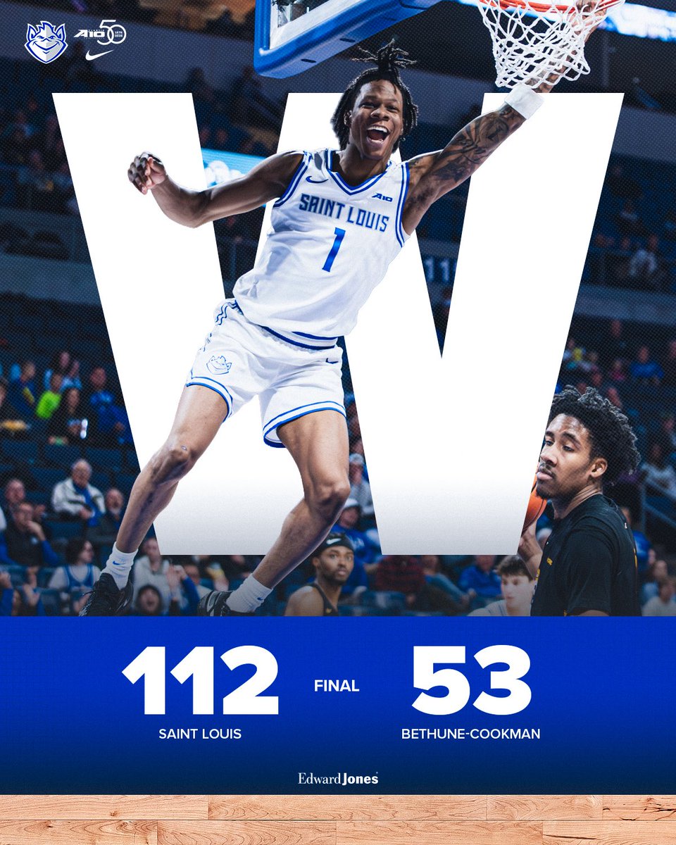 SaintLouisMBB's tweet image. Billikens by 59!

#RollBills