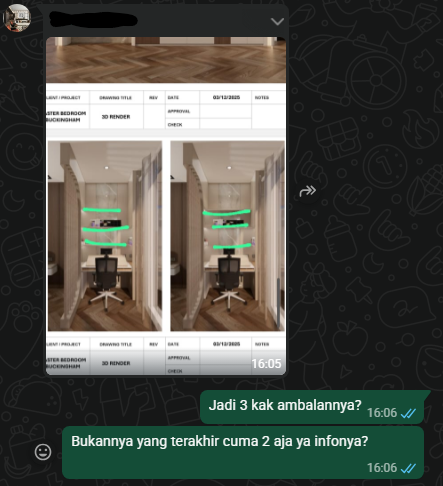 BaljiTot_'s tweet photo. Sebel ga si lu pada kalo disuruh revisi tanpa ada penjelasannya kayak begitu? Kerja disini tuh harus pinter pinter menerawang isi chat beliau. Belom lagi bahasanya yang kadang kala tidak bisa dimengerti akal sehat manusia.

Yes. Cuz she doesn't even have any common sense https://t.co/bpnu4cEStT