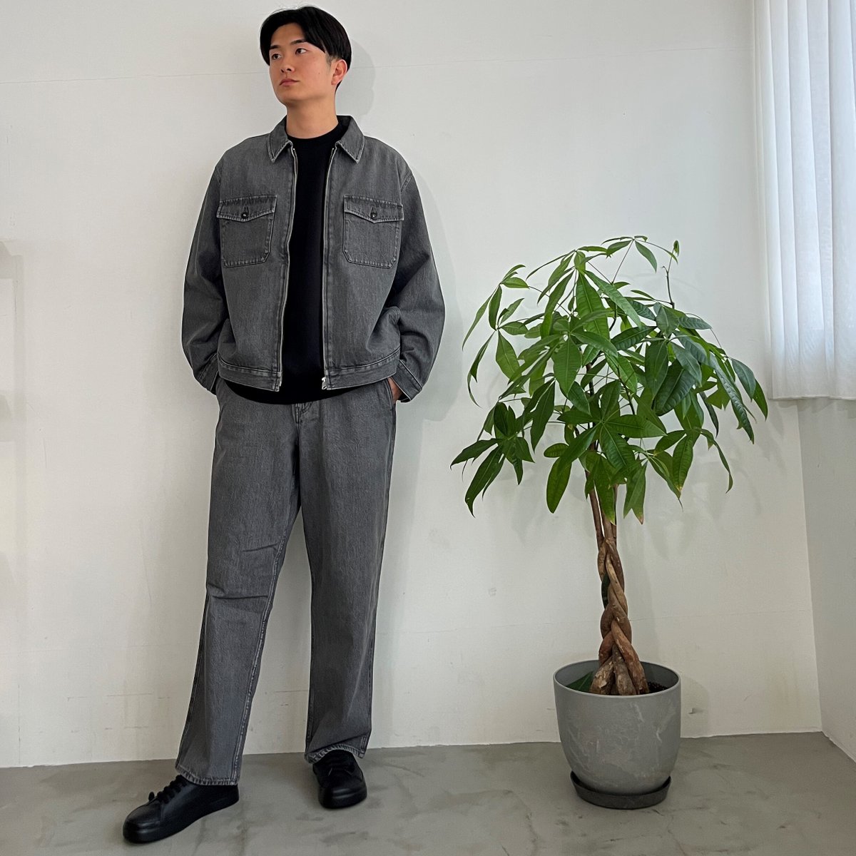 天然素材のカポックを使用した、デニムブルゾンが新登場。 時間 