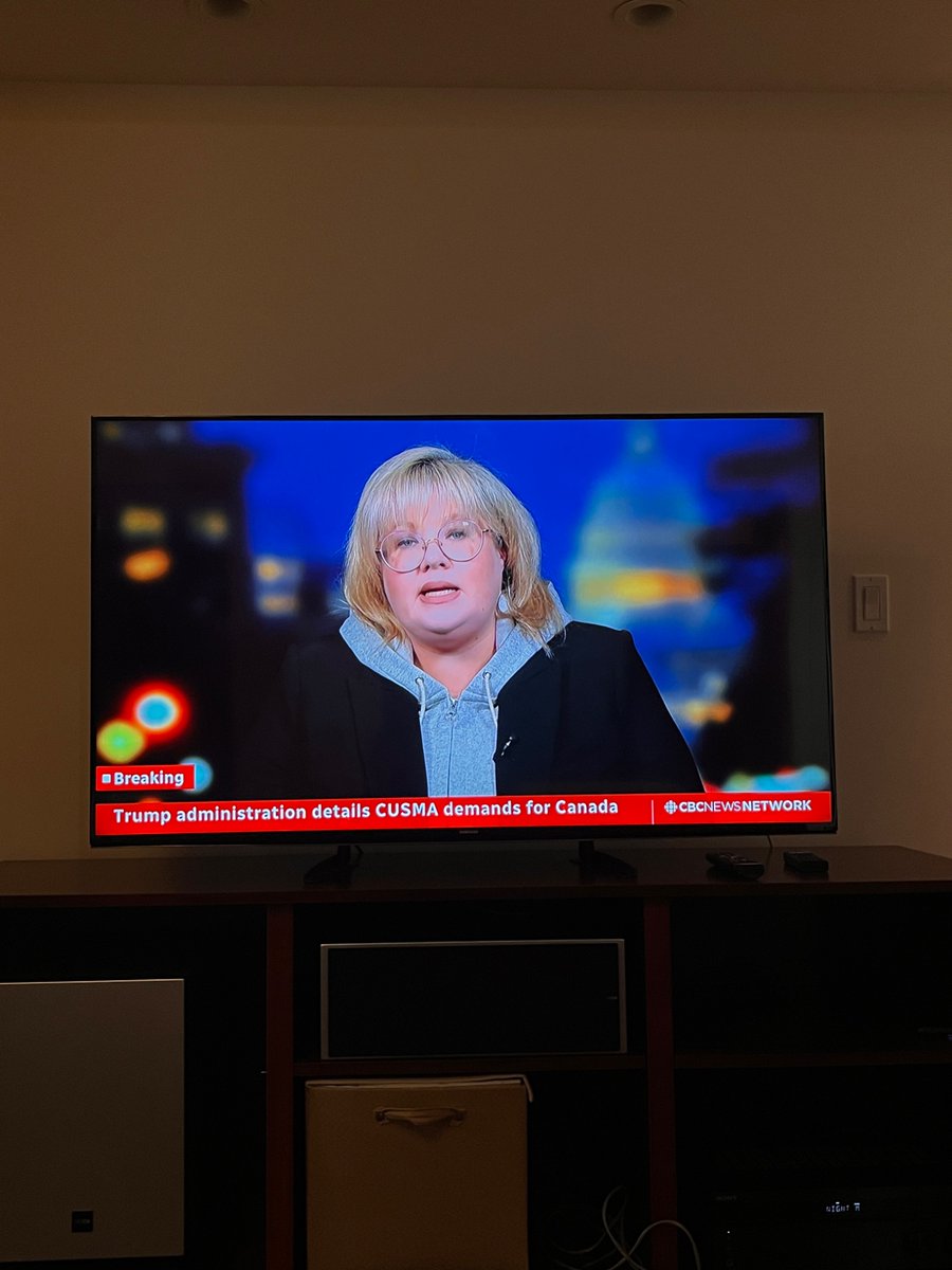 camerondtaylor's tweet photo. @CBCNews hoodies on air? Why do we fund you? 
That’s before we comment on the obvious https://t.co/HSvMWDbSf1