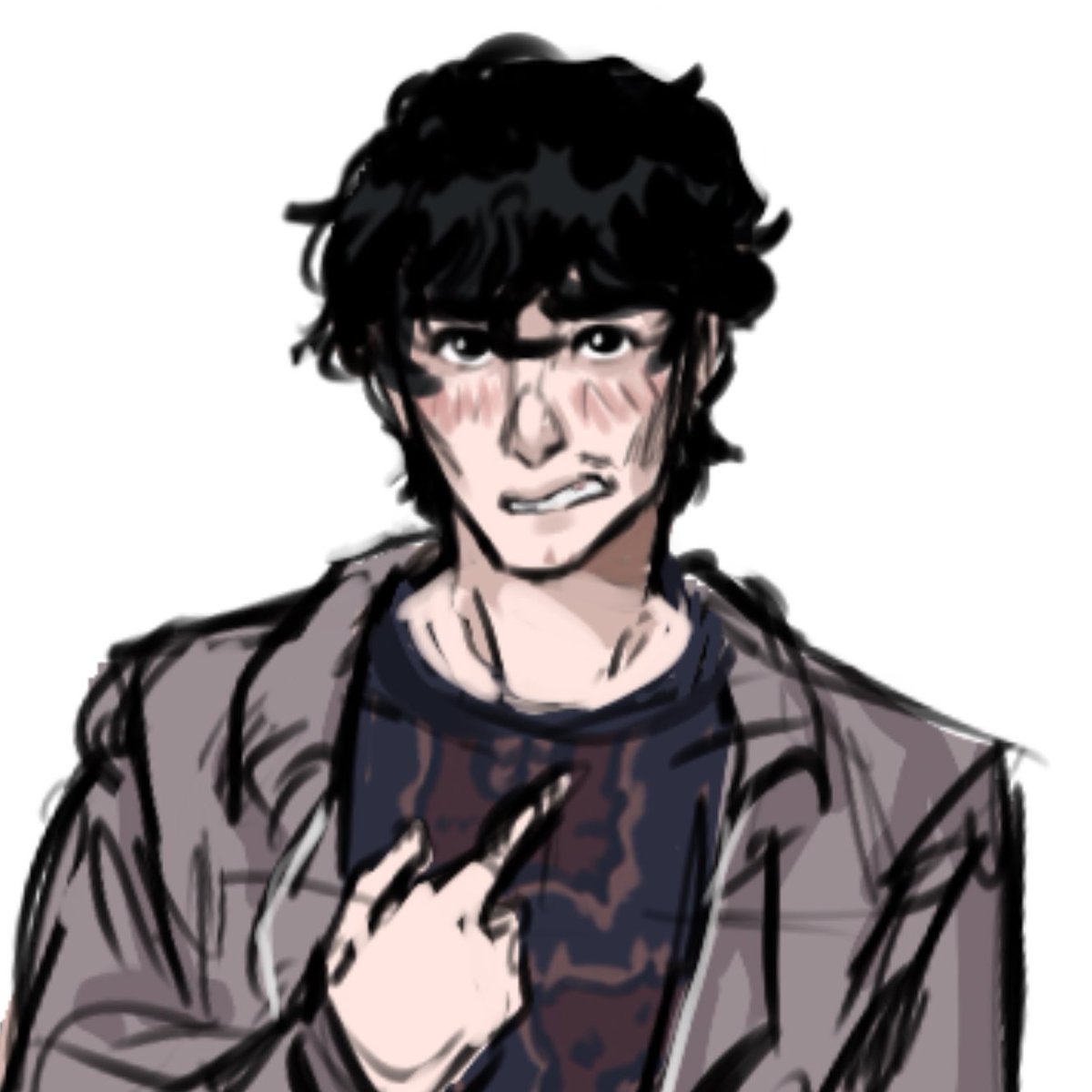 bylerbuffy's tweet image. #mikewheeler core LMAO meme redraw type of shit he’d do LOL